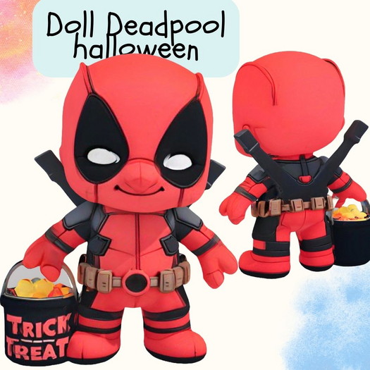 'MB' Doll Deadpool halloween