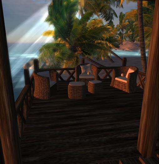 Beach pier whit furn and animations