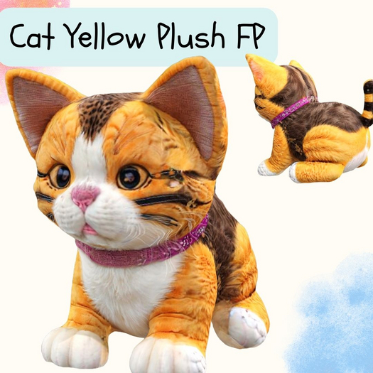 [MB] Cat Yellow Plush FP