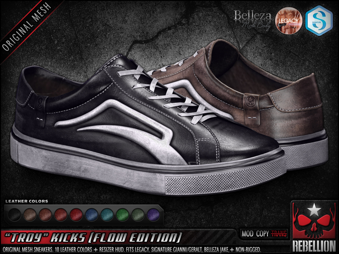 = REBELLION = "TROY" KICKS - FLOW EDITION - DEMO