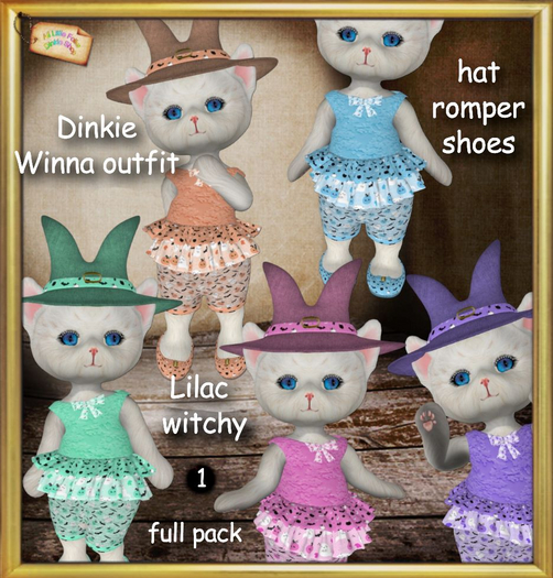 Dinkie Winna witch outfit 1 - ALL COLORS
