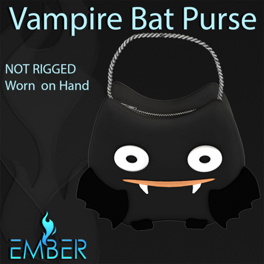 EMBER_Vampire Bat Purse (Wear on HUD)