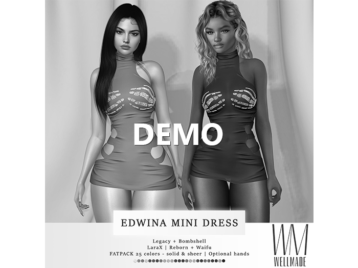 [WellMade] Edwina Mini Dress DEMO