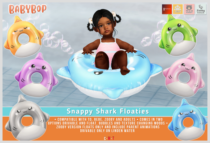 ::bb:: Snappy Shark Floaty - FATPACK -Avatar