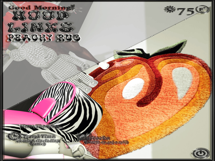 {HOODLINKS}PEACHY RUG