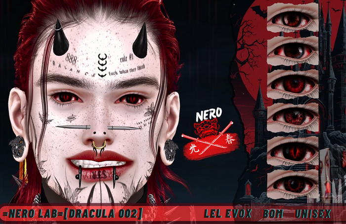 =Nero Lab= Dracula Eyes Lel EvoX  Box