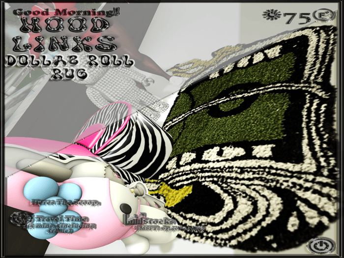 {HOODLINKS}DOLLAZ ROLL RUG