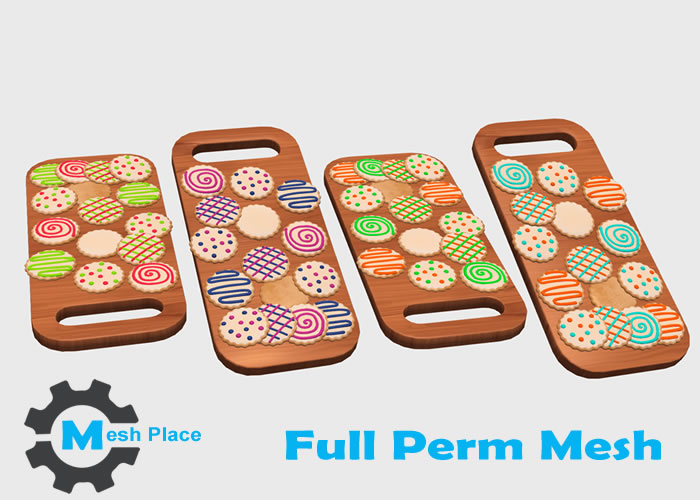 Mesh Place - Christmas Cookies Full Perm Mesh (add to