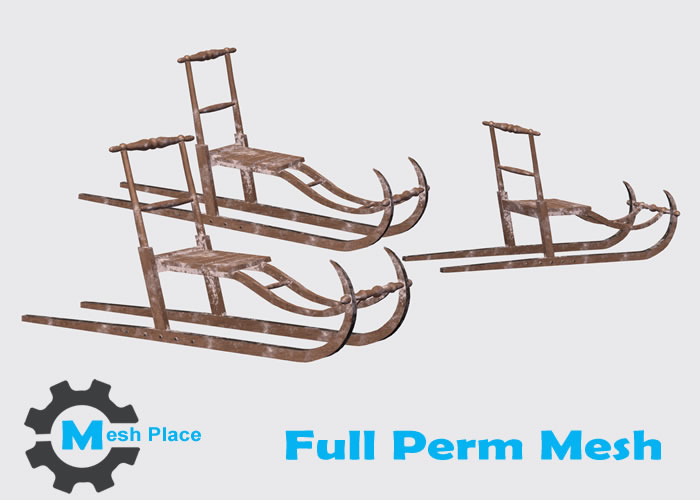 Mesh Place - Snowy Sledge Full Perm Mesh (add to