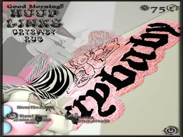 {HOODLINKS}CRYBABY RUG