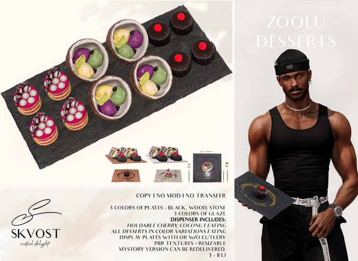 SKVOST - Zoolu Desserts Set