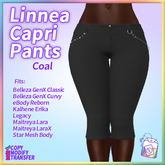 ~TL~ Linnea Capri Pants Coal