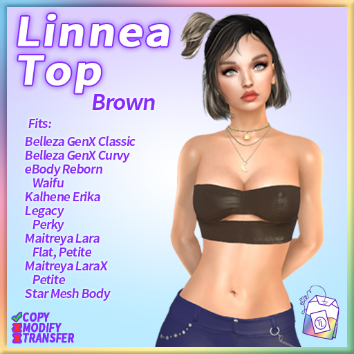 ~TL~ Linnea Top Brown