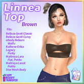 ~TL~ Linnea Top Brown