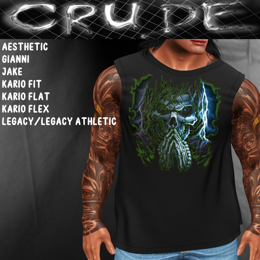 Praying Skull Men's T-Shirt (MT3 H) <Wear Me>