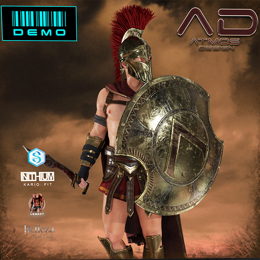 03 RARE Spartan KILT BrownBlue [AD]