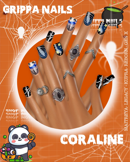 Grippa Shorties:: Coraline Set