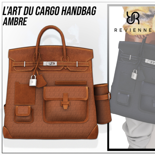 Revienne: L'Art du Cargo Handbag [AMBRE]