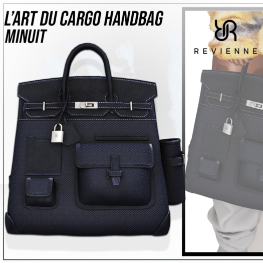 Revienne: L'Art du Cargo Handbag [MINUIT]