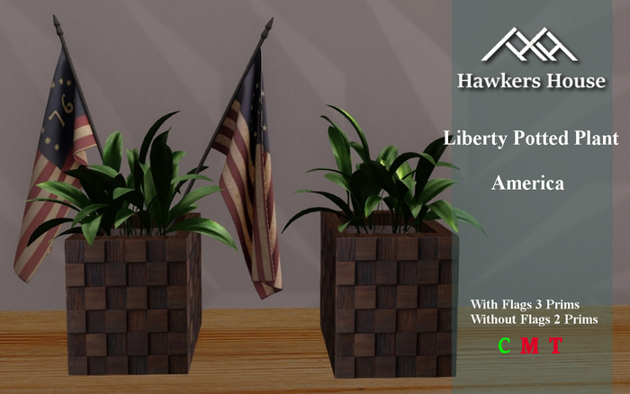 *HH* Liberty Potted Plant America