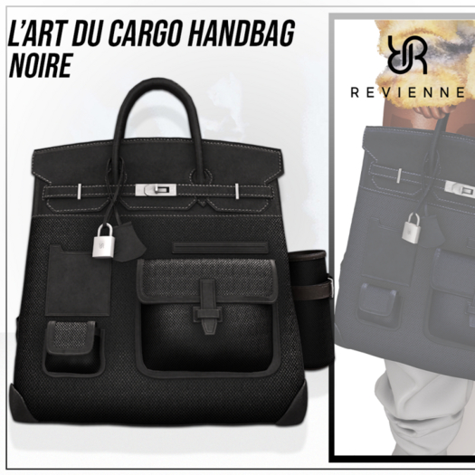 Revienne: L'Art du Cargo Handbag [NOIRE]