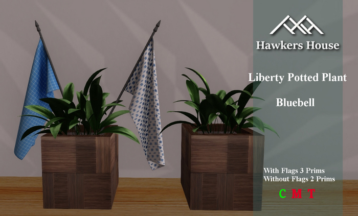 *HH* Liberty Potted Plant Bluebell
