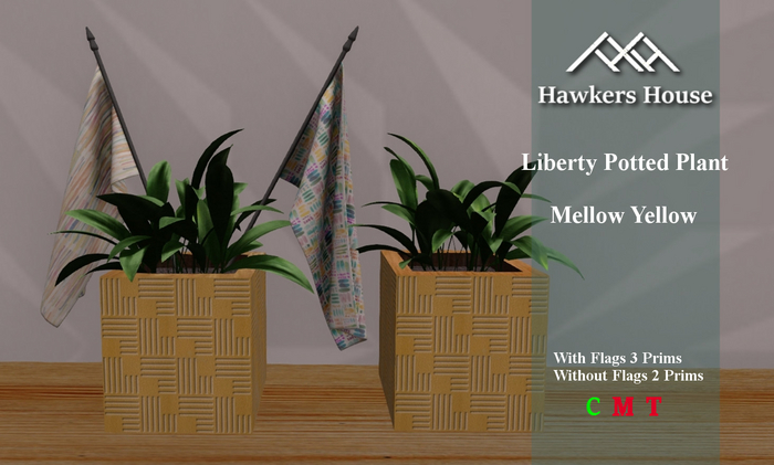 *HH* Liberty Potted Plant Mellow Yellow