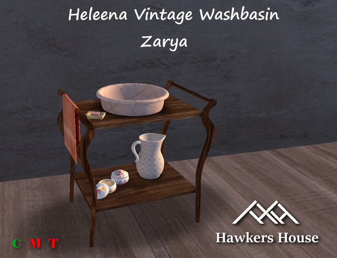 *HH* Heleena Vintage Washbasin Zarya