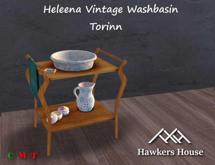 *HH* Heleena Vintage Washbasin Torinn