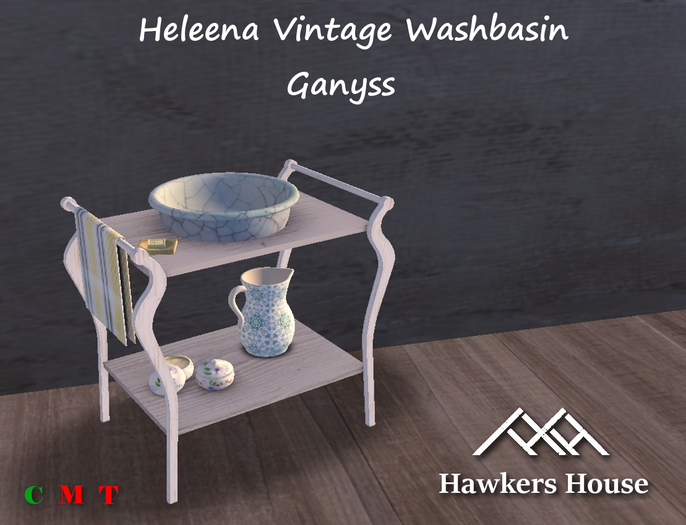*HH* Heleena Vintage Washbasin Ganyss