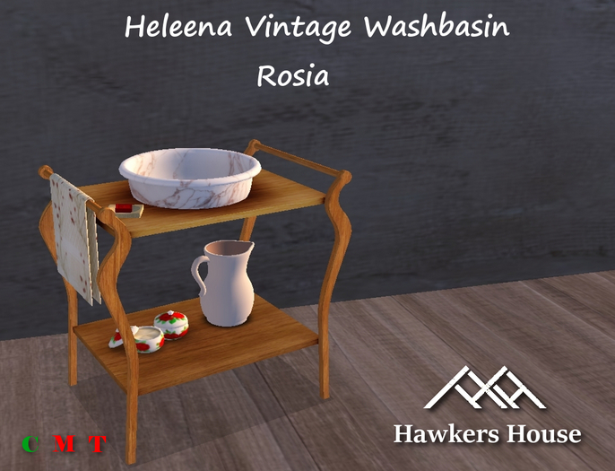 *HH* Heleena Vintage Washbasin Rosia