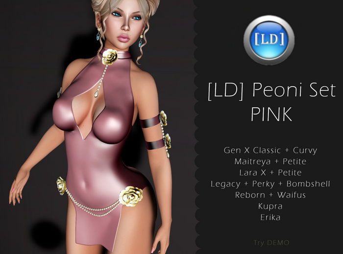 [LD] PINK Peoni Set