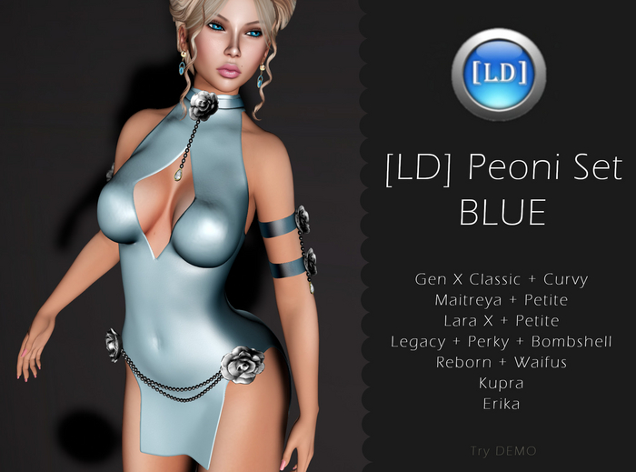[LD] BLUE Peoni Set