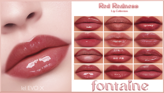 Fontaine Cosmetics - Red Realness Lip Collection - DEMO