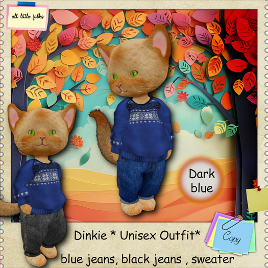 ALF Dinkie * dark blue Outfit