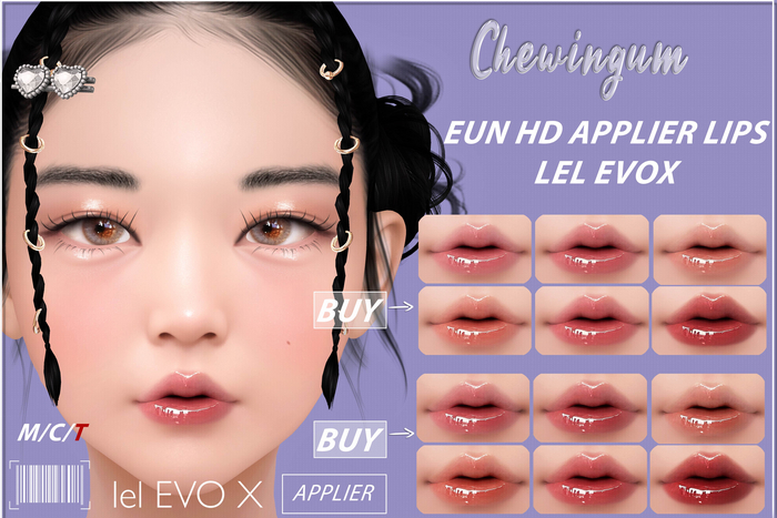 Chewingum EUN HD APPLIER LIPS LELUTKA EVOX-FATPACK- BOX