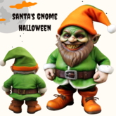 'MB' Santa's Gnome halloween