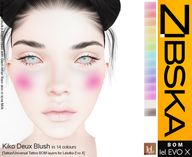 Zibska Evo X ~ Kiko Deux Blush [no trans] ~ wear me