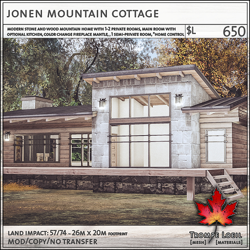 Trompe Loeil - Jonen Mountain Cottage [mesh]