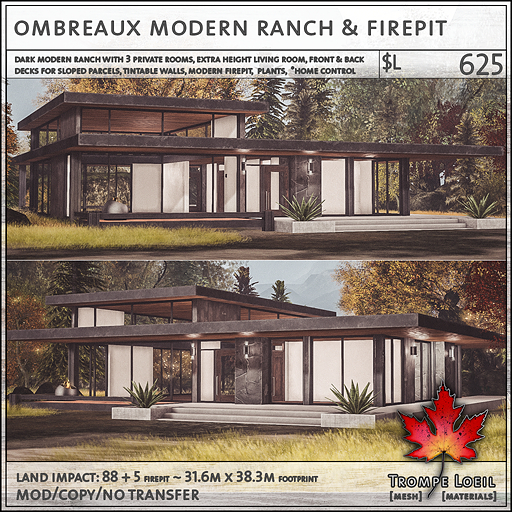 Trompe Loeil - Ombreux Modern Ranch V1.1 [mesh]
