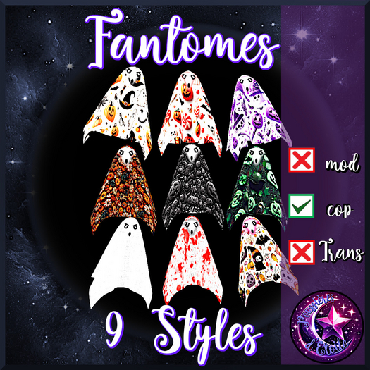**pack*Fantomes 9 styles**