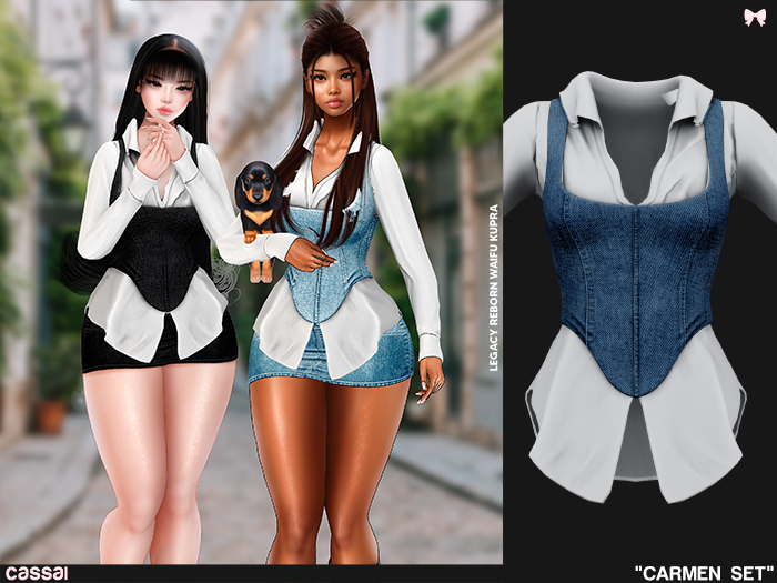 #CASSAI. - "Carmen" Shirt - Dark