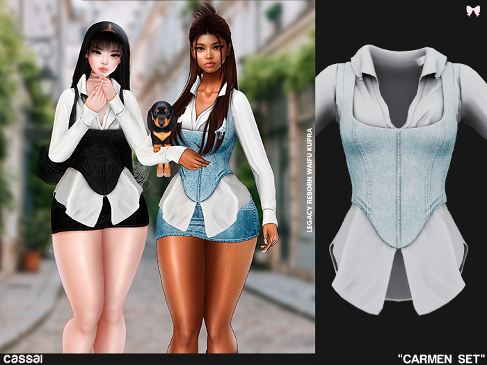 #CASSAI. - "Carmen" Shirt - Light