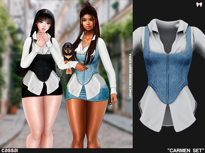 #CASSAI. - "Carmen" Shirt - Med