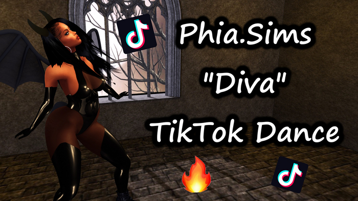 Phia.Sims Diva TikTok Dance Animation