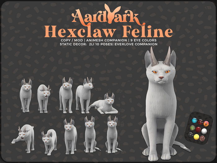 Aardvark : Hexclaw Feline - Celestial 