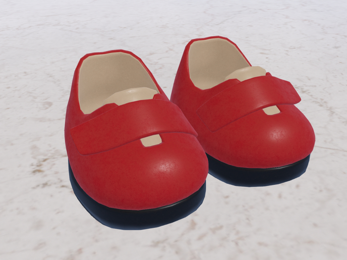 MM Dinkies Trainers Red Apple Leather