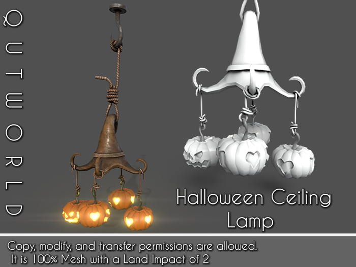 .::QUTWORLD Halloween Ceiling Lamp::.FP 