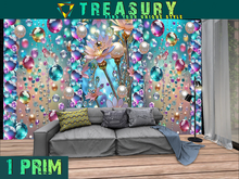 Wall panel - Floral fantasy 12