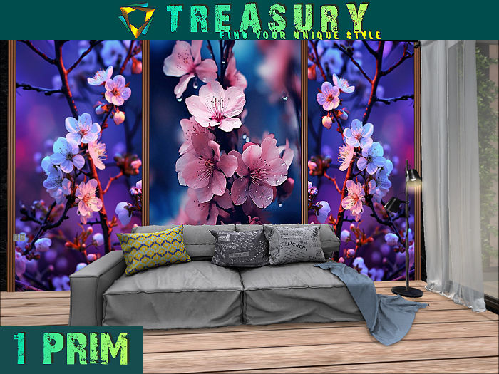 Wall panel - Floral fantasy 09